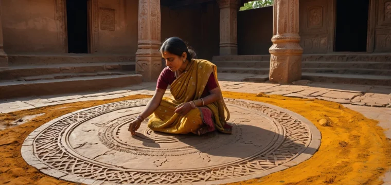 Chowk Purana (Folk Wall & Floor Art)